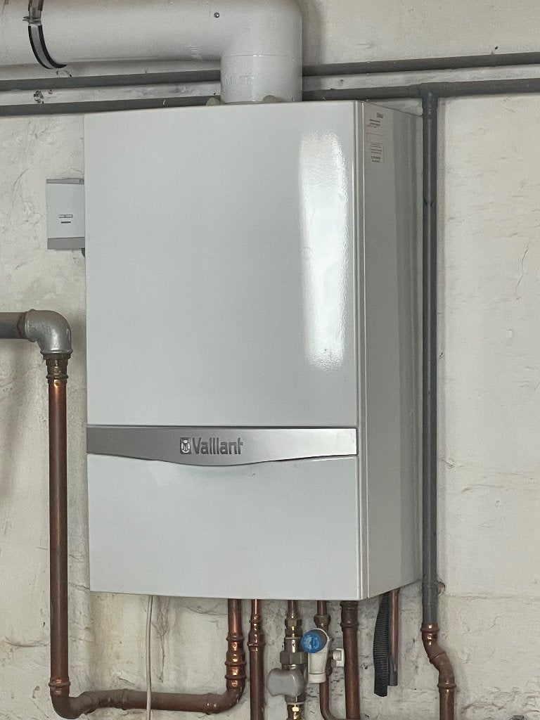 Gasdoorstromer ecotec Vaillant plus drukvat etc, Doe-het-zelf en Bouw, Ophalen, Gebruikt, Aardgas, Geiser