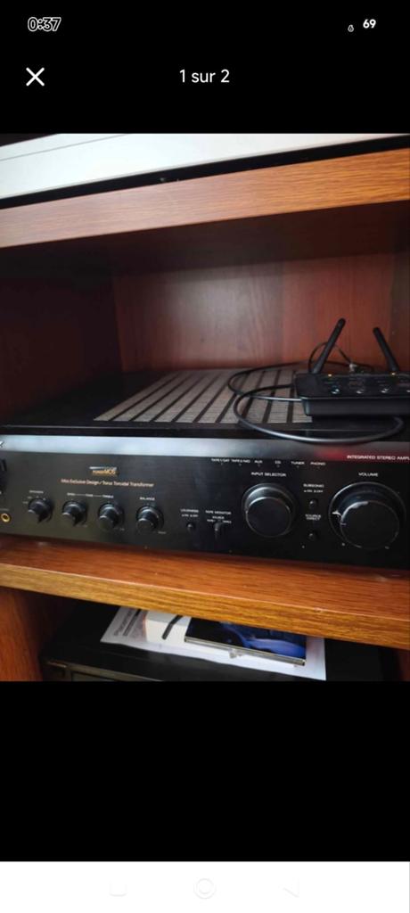 Amplificateur vintage  Sony TA FE -700R, TV, Hi-fi & Vidéo, Amplificateurs & Ampli-syntoniseurs, Enlèvement ou Envoi, Sony