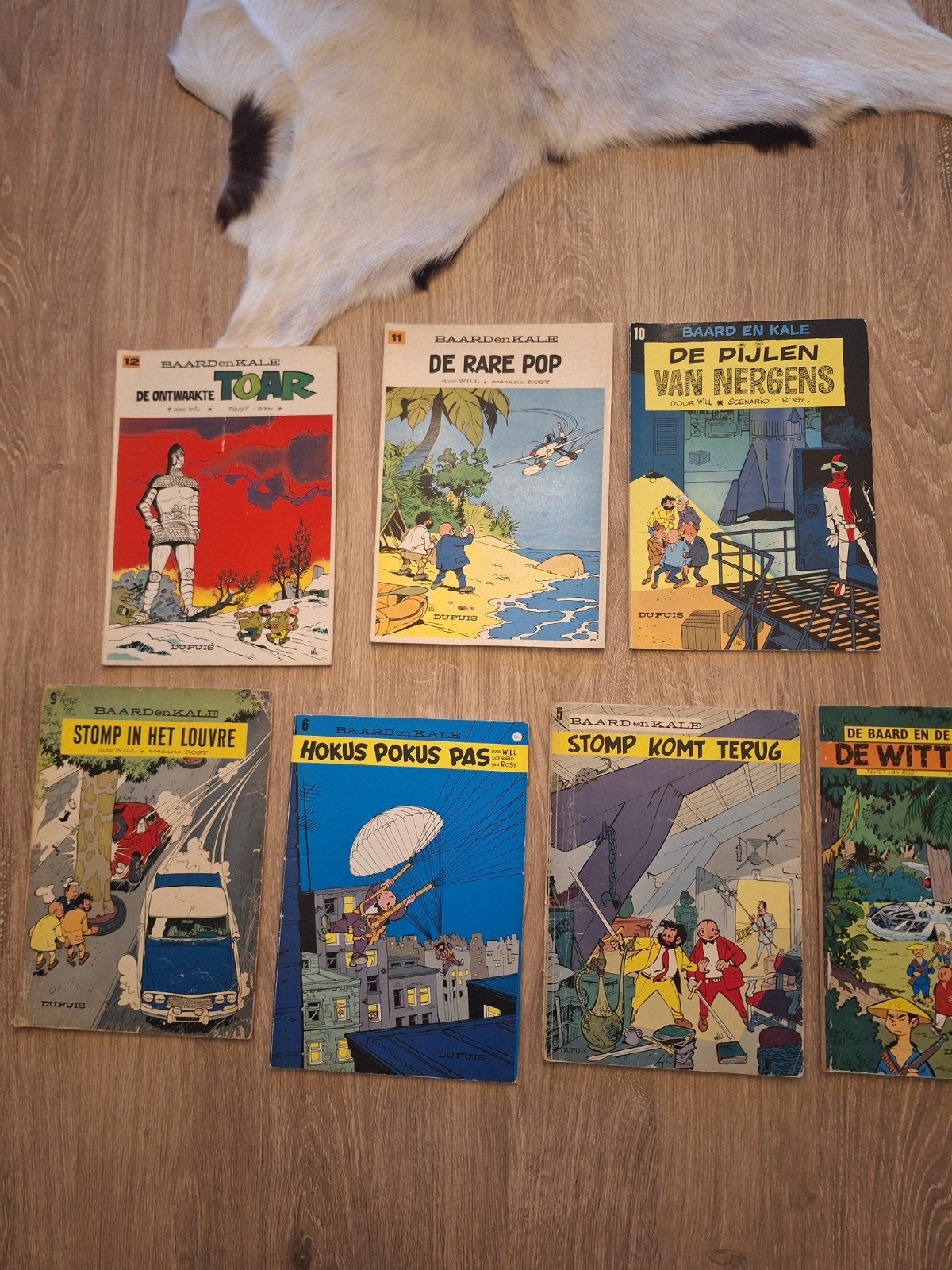 lot van 19 baard en kale strips, Ophalen of Verzenden