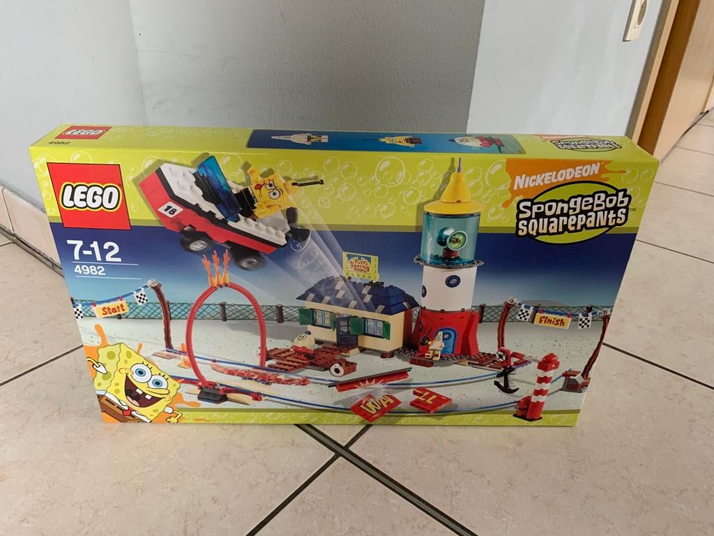 Lego Spongebob set 4982 Mrs. Puff’s Boating School (New), Kinderen en Baby's, Overige thema's, Lego, Nieuw, Ophalen of Verzenden