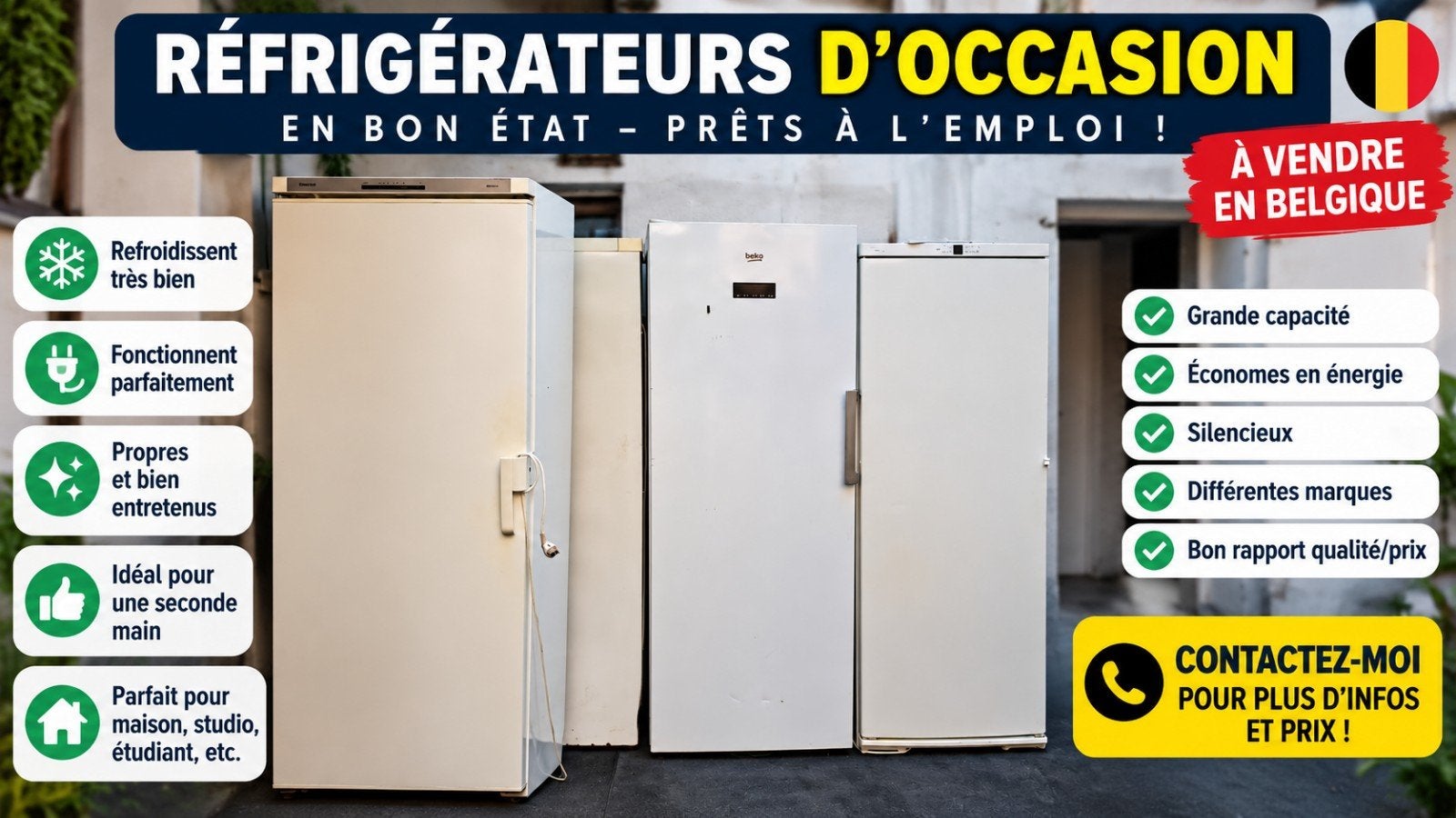 frigo congélateur, Electroménager, Enlèvement ou Envoi, Comme neuf, Congélateur