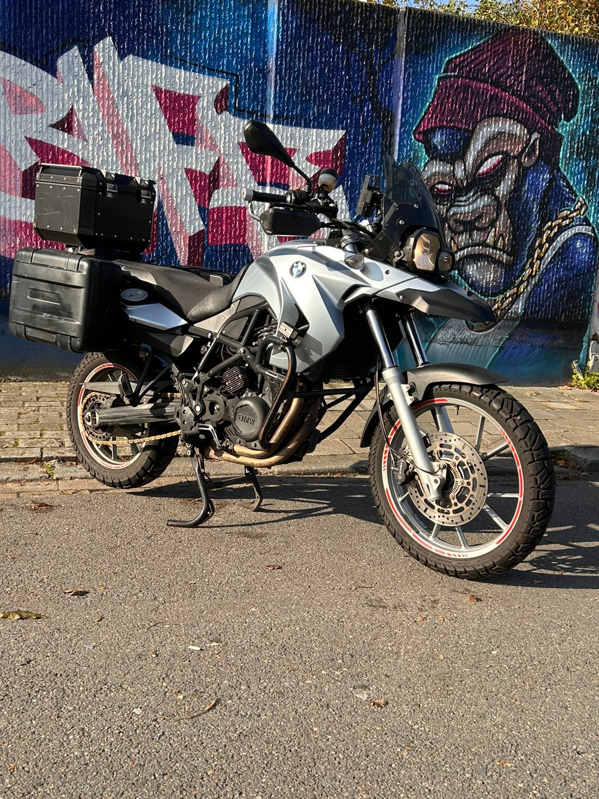 Ensem 3 bagages BMW F650 GS Twin 800 cc 3 pneus neufs 50/50, Motos, Particulier