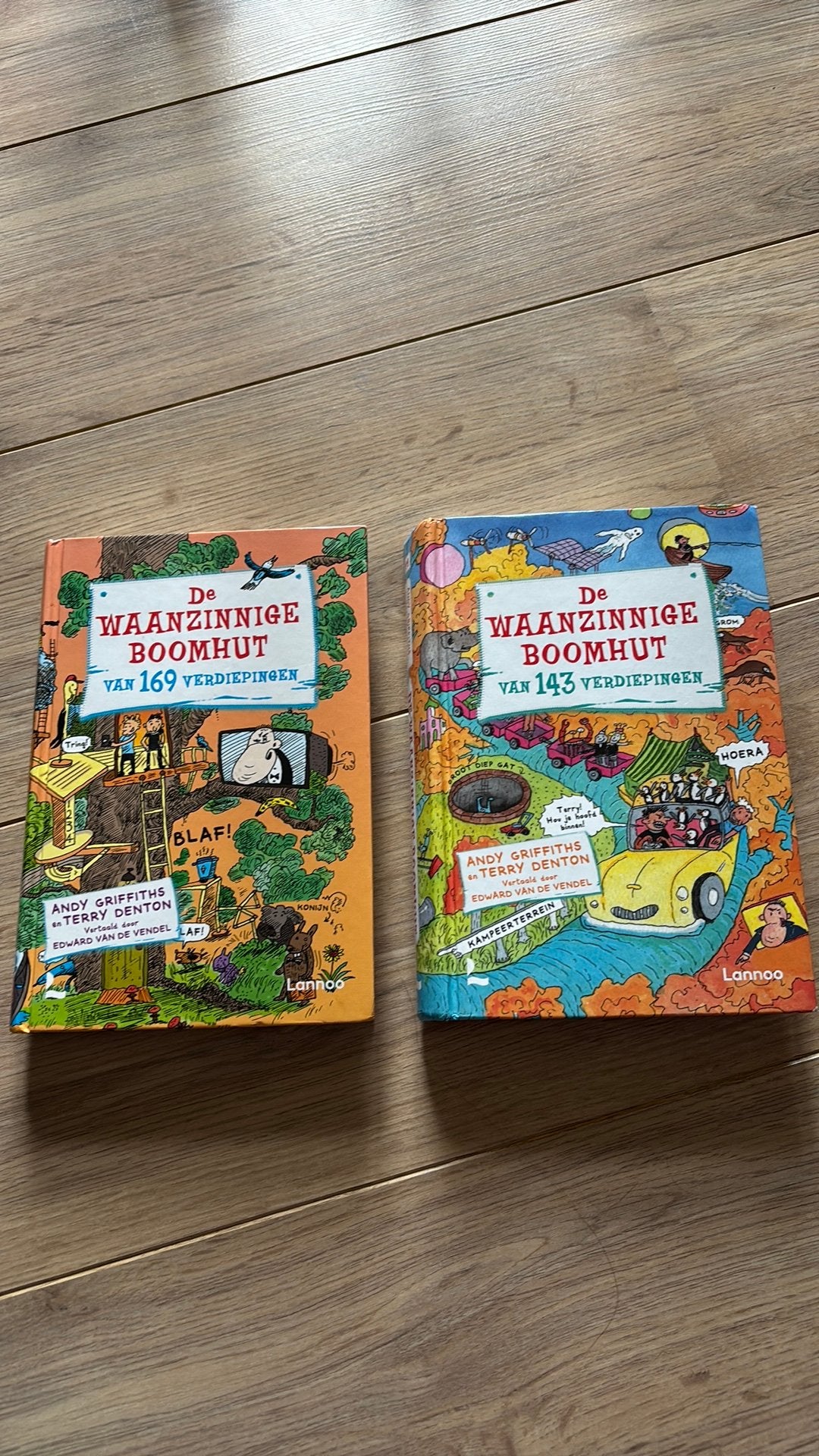De waanzinnige boomhut (2 boeken), Ophalen of Verzenden, Zo goed als nieuw