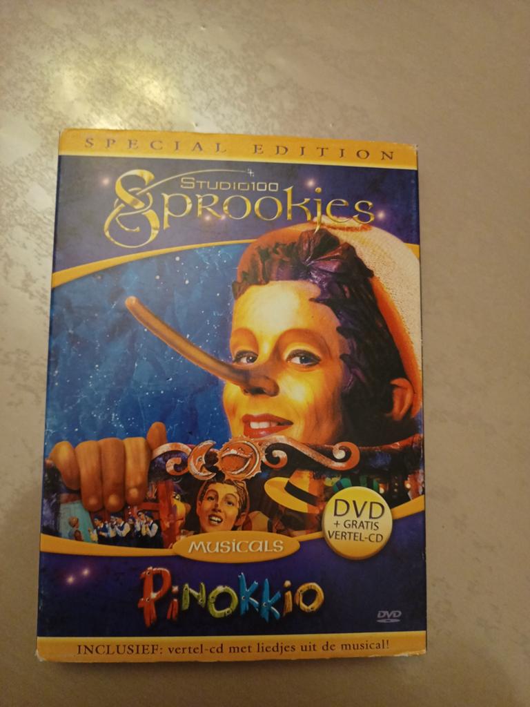 Pinokkio: Special Edtion - Musical Studio 100 Dvd+CD, Ophalen of Verzenden, Gebruikt