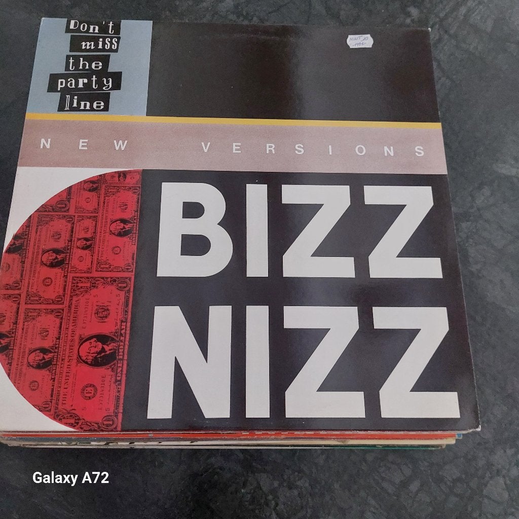 bizz nizz don t miss the party line 12 inch maxi, Gebruikt, House, Ophalen of Verzenden, 12 inch