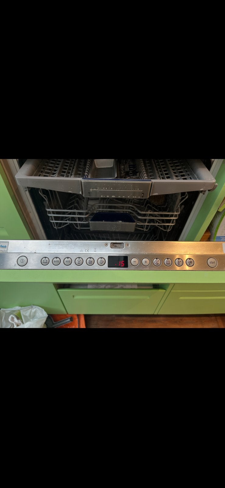Lave-vaisselle encastre Siemens SN25M280EU 60 cm à vendre, Electroménager, Lave-vaisselle, Enlèvement, Utilisé