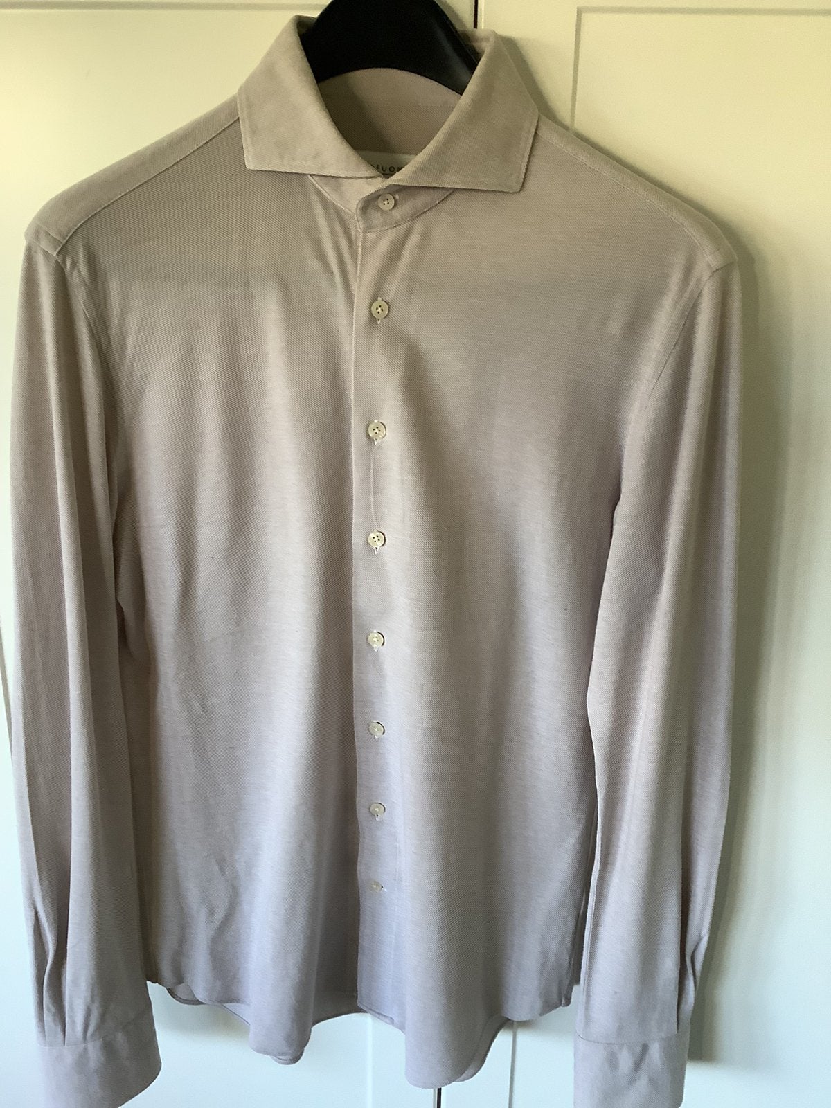 Hemd Profuomo, Kleding | Heren, Ophalen of Verzenden, Zo goed als nieuw, Beige