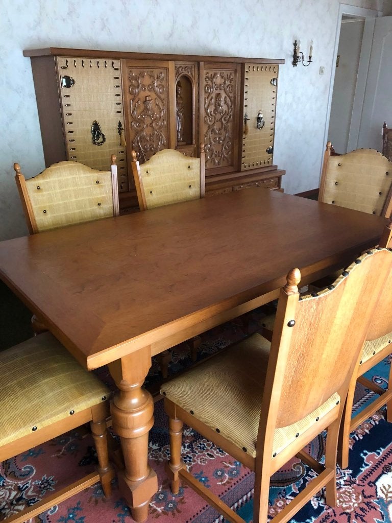 eetkamer, Ophalen, Zo goed als nieuw, Klassiek, 6 tot 8 stoelen