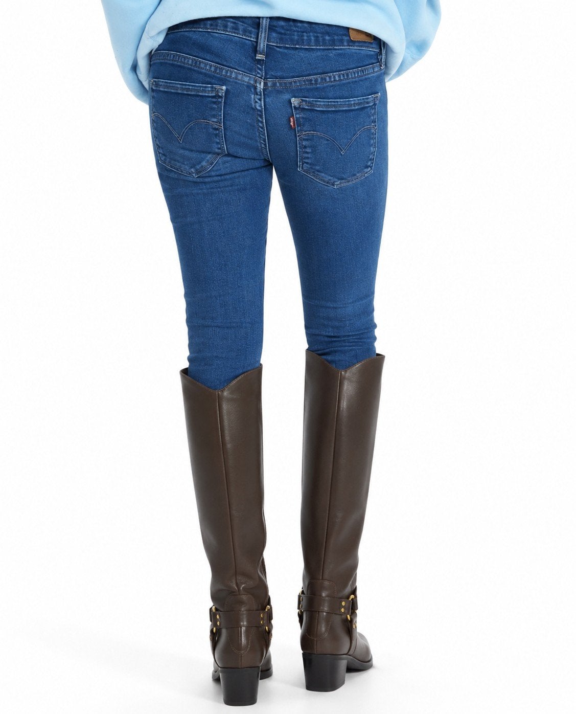 Jean LEVI'S skinny bleu très stretch W26 L32, Enlèvement ou Envoi, Bleu