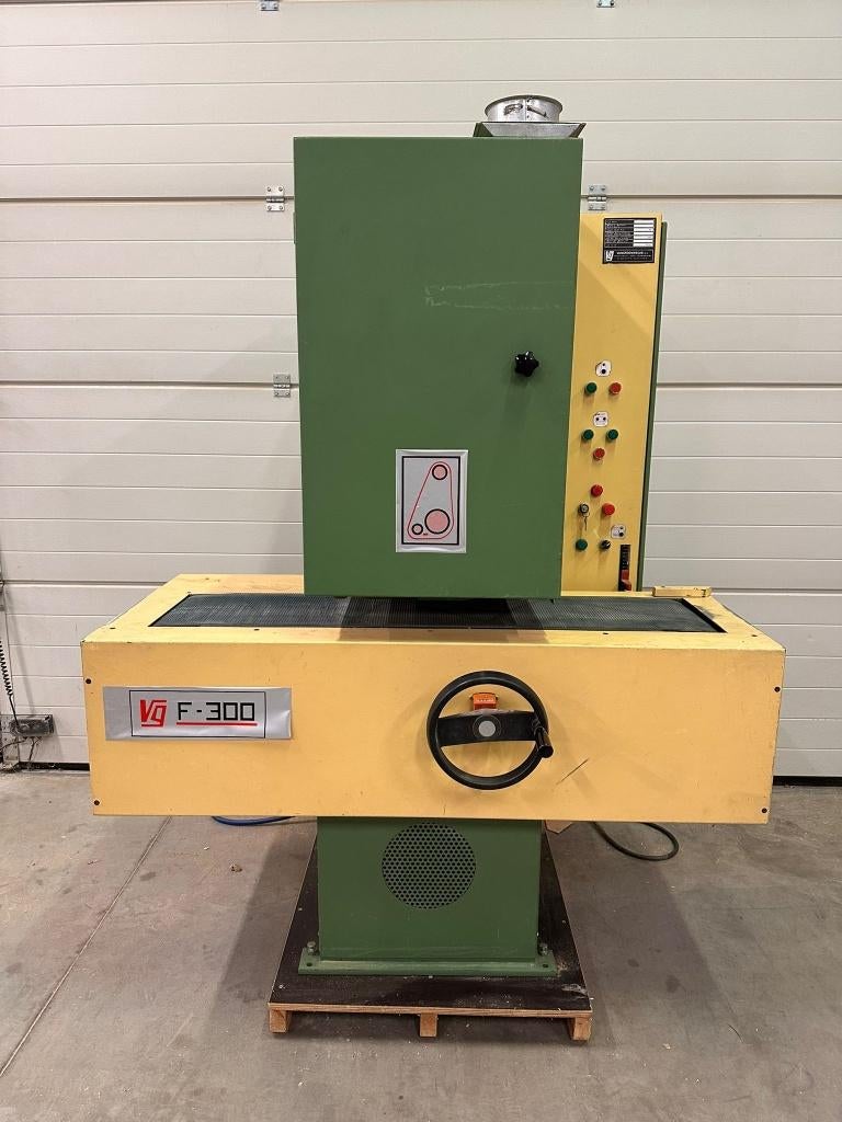 vandikte schuurmachine, Enlèvement