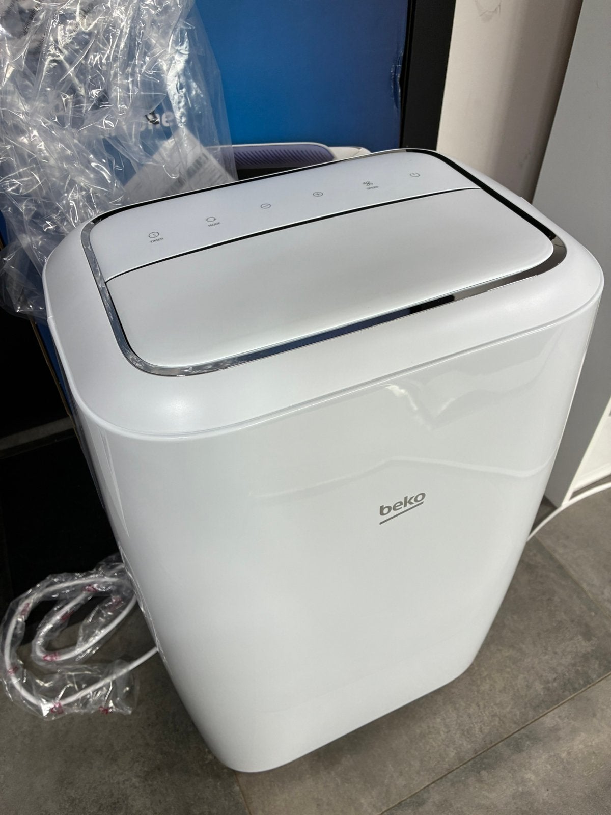 Climatiseur mobile 12000 BTU - BEKO, Ophalen, Zo goed als nieuw, Mobiele airco, Afstandsbediening