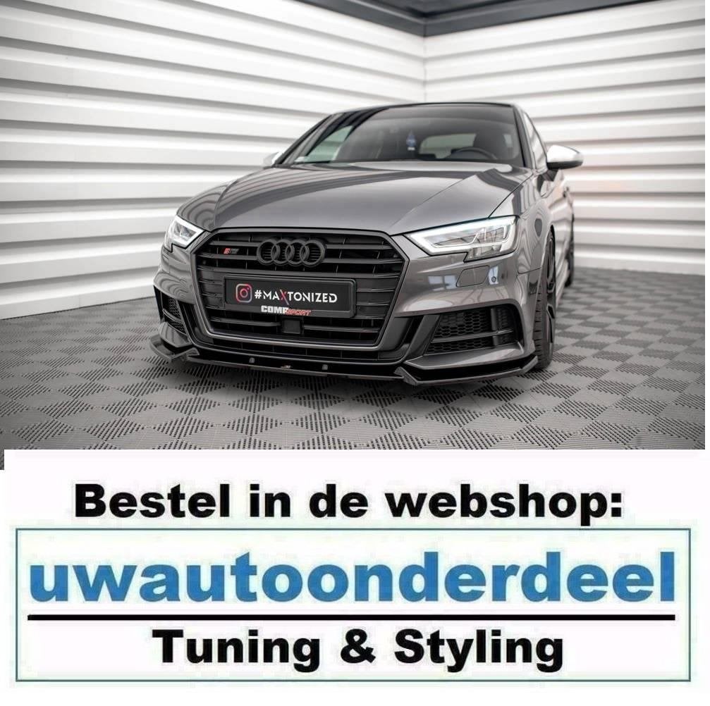 Maxton Spoiler Lip Splitter Voor Audi S3 8V Facelift Sportba, Envoi