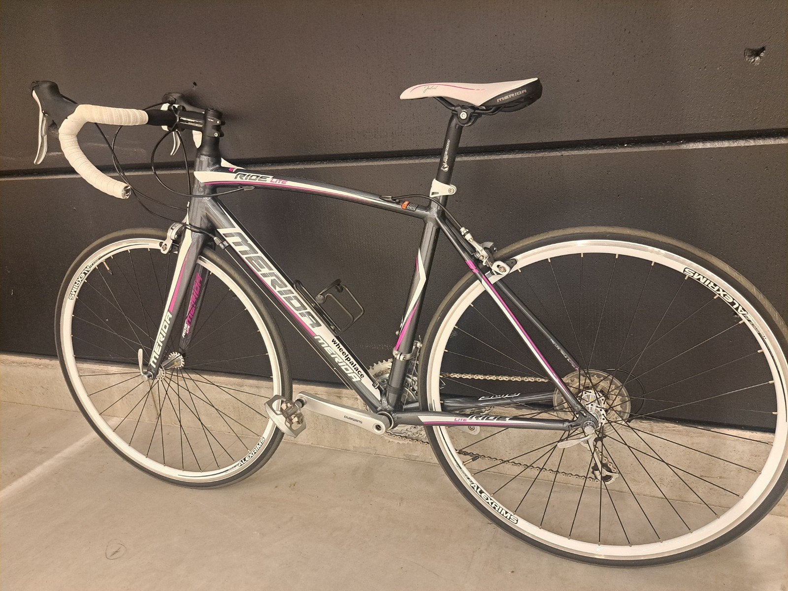 dames racefiets koersfiets Als Nieuw, Ophalen, 28 inch, Velgrem, Aluminium