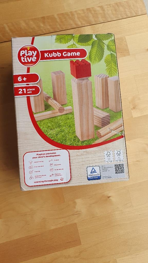 Kubb - speeltje, Kinderen en Baby's, Ophalen, Gebruikt, Compleet, Complete set