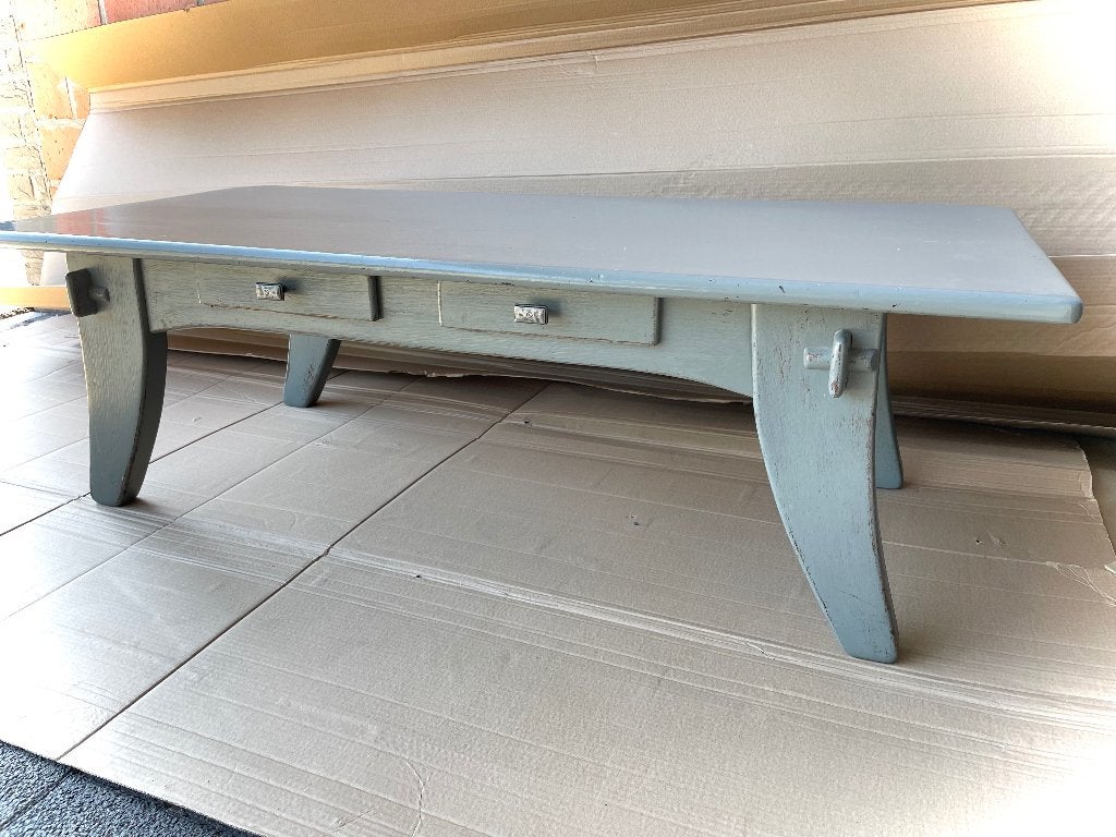 Salontafel massief eik - goede staat, Ophalen, Gebruikt, Eikenhout