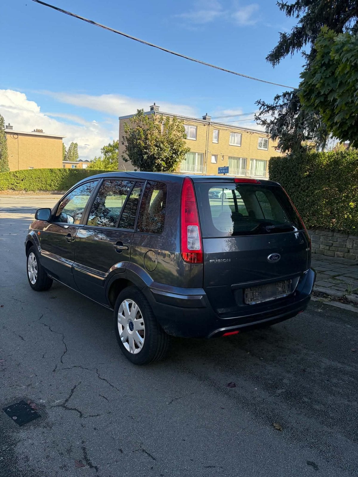 Ford Fusion 1.4 Tdci prête à immatriculer, Autos, Argent ou Gris, Achat, Boîte manuelle, Noir