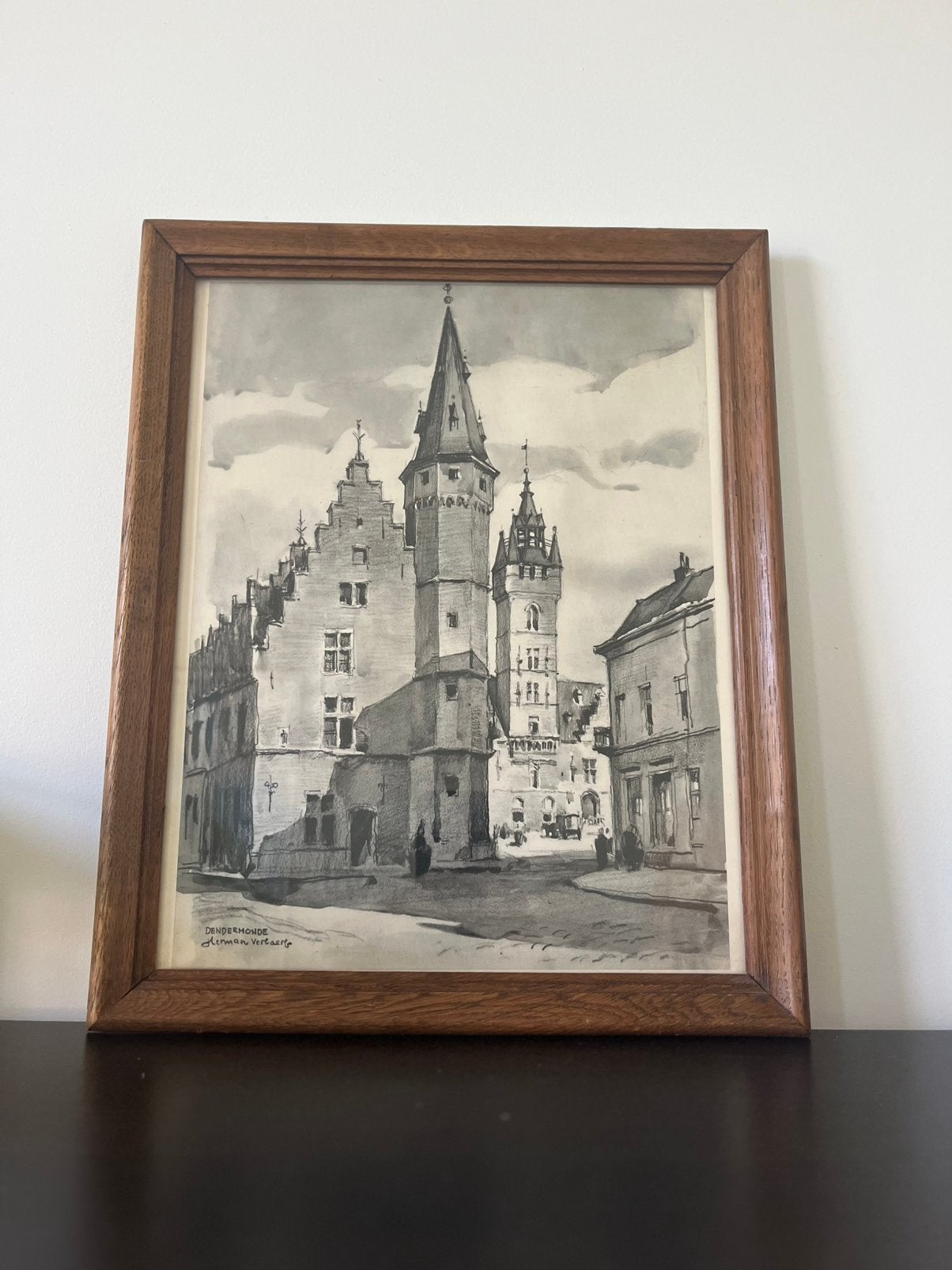 Ets Herman Verbaere Dendermonde Grote Markt en Vleeshuis, Ophalen of Verzenden
