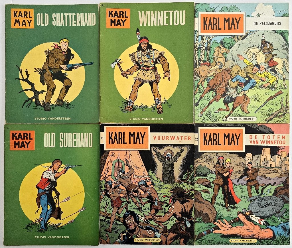 Strips - Karl May - lot 10 albums, Boeken, Ophalen of Verzenden