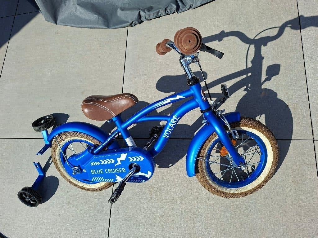 Kinderfiets 12 inch, Ophalen, Terugtraprem, Zijwieltjes, Volare