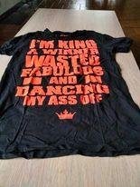 heren t-shirt m, Ophalen, Zwart