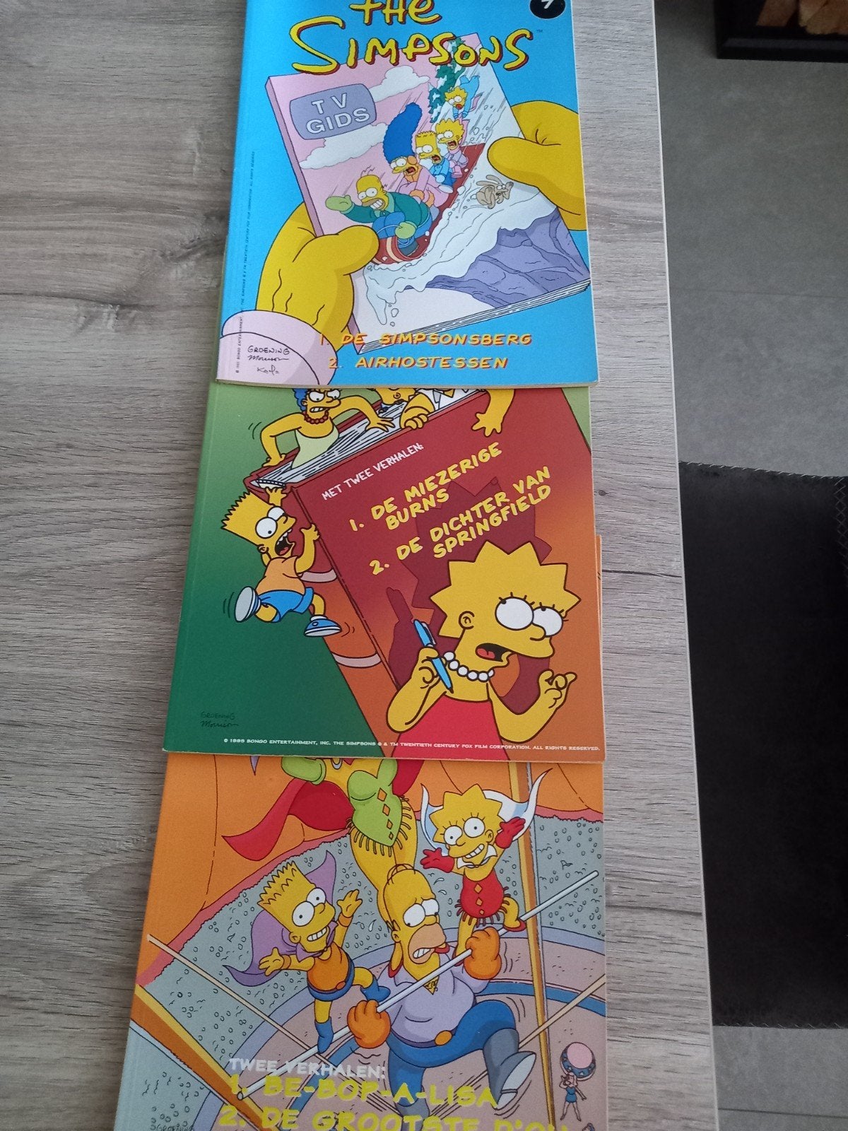 strip verhalen de simpsons 2euro stuk of samen 5euro, Ophalen