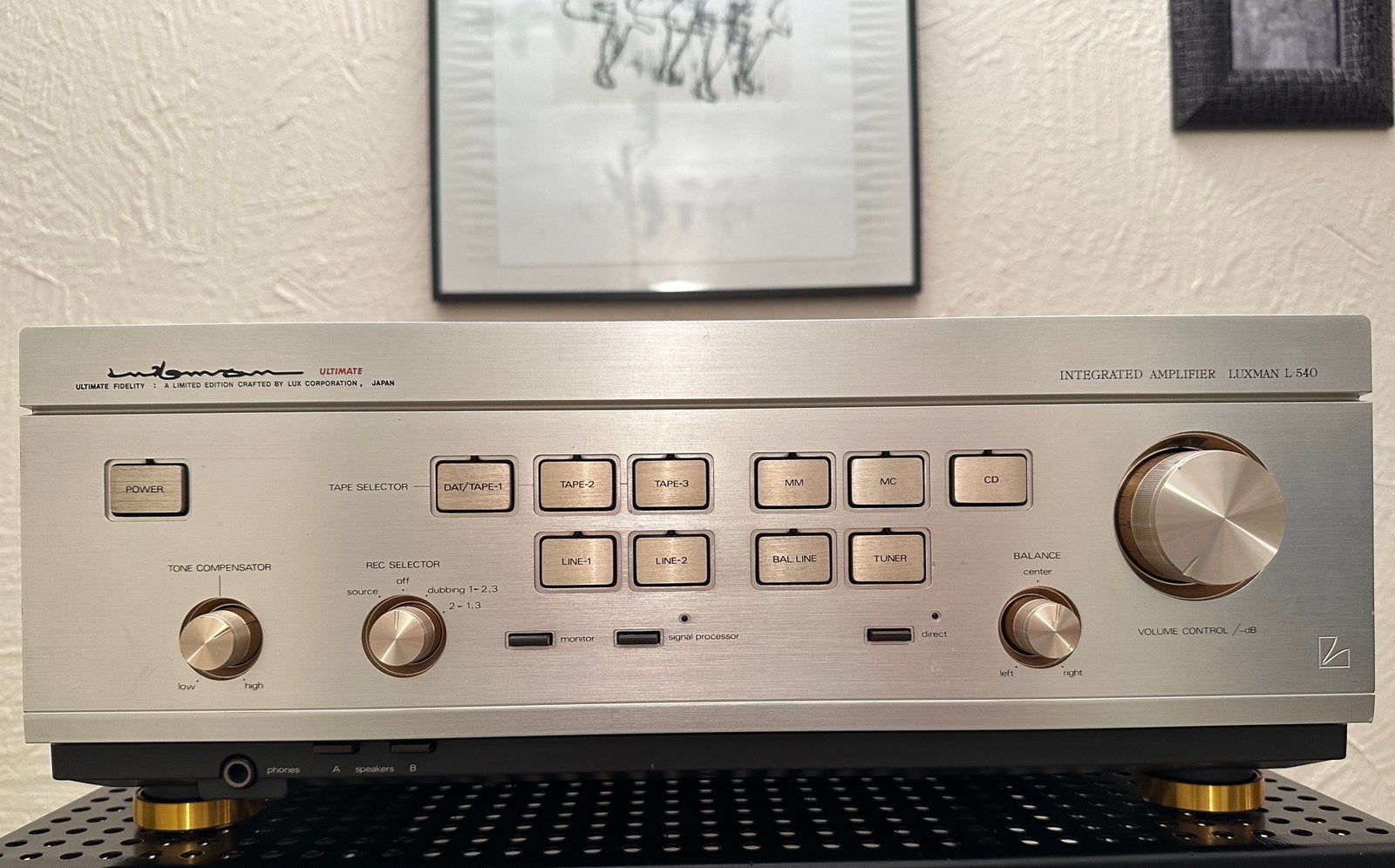 LUXMAN L-540 LIMITED, Audio, Tv en Foto, Overige merken, Ophalen of Verzenden, Zo goed als nieuw, 60 tot 120 watt