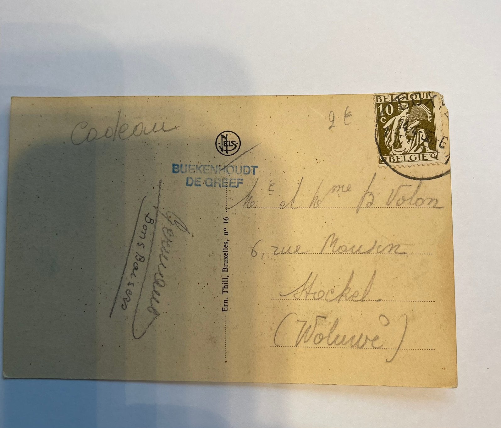 authentieke vintage ansichtkaart uit 1936 – Coxyde-Bains, Collections, Enlèvement ou Envoi