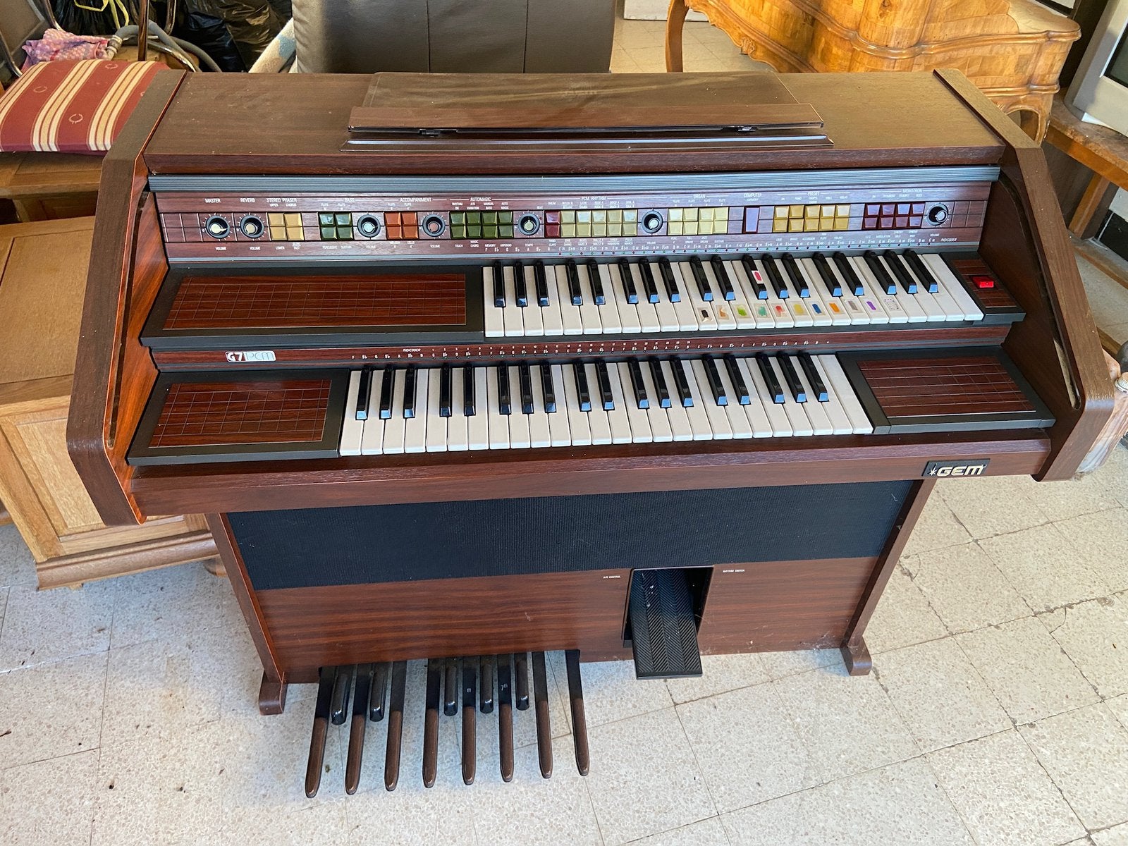 Orgel GEM G7 PCM, Ophalen, Gebruikt, 2 klavieren, Orgel