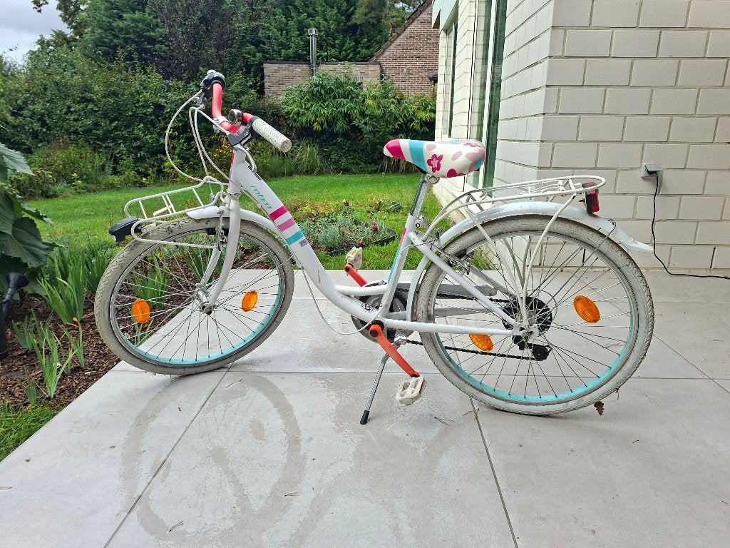 kinderfiets, Fietsen en Brommers, Ophalen, 20 inch of meer, Gebruikt, Velgrem