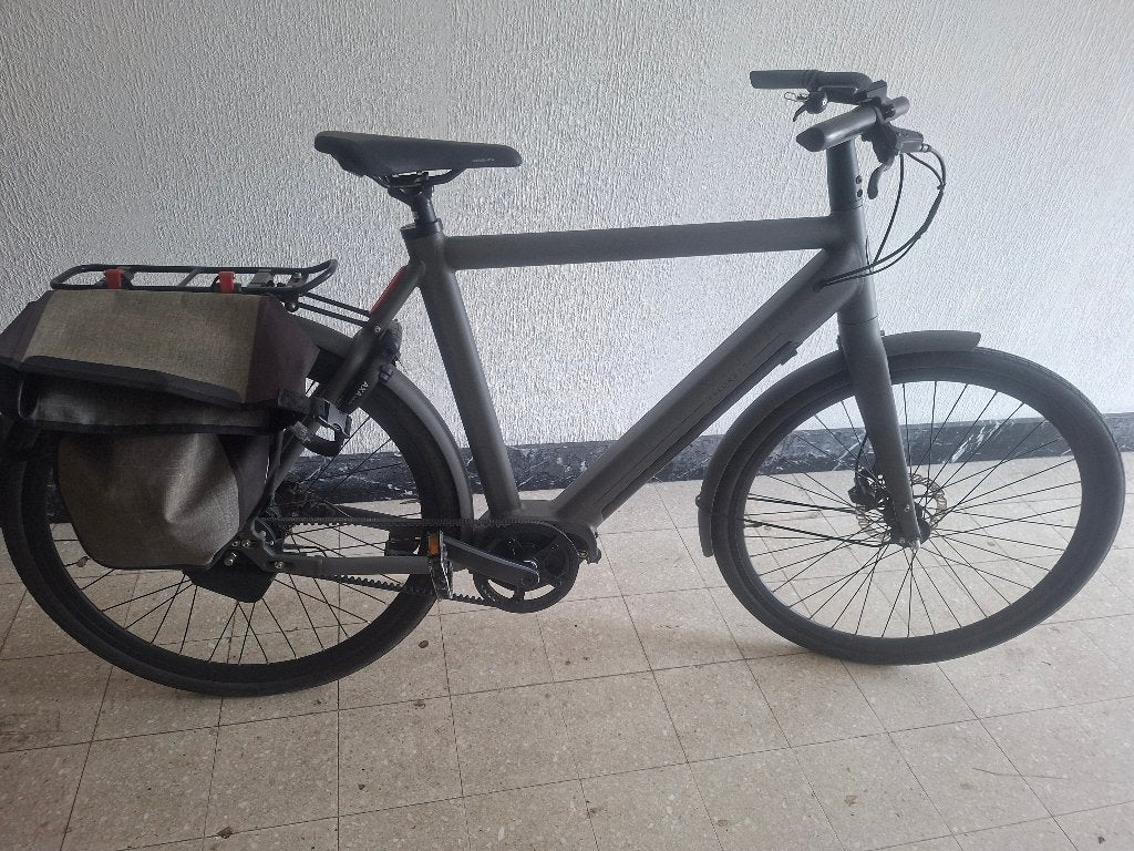 Electrische Herenfiets - Veloretti Electric Ace Graphite, Ophalen, Veloretti, Zo goed als nieuw, 50 km per accu of meer