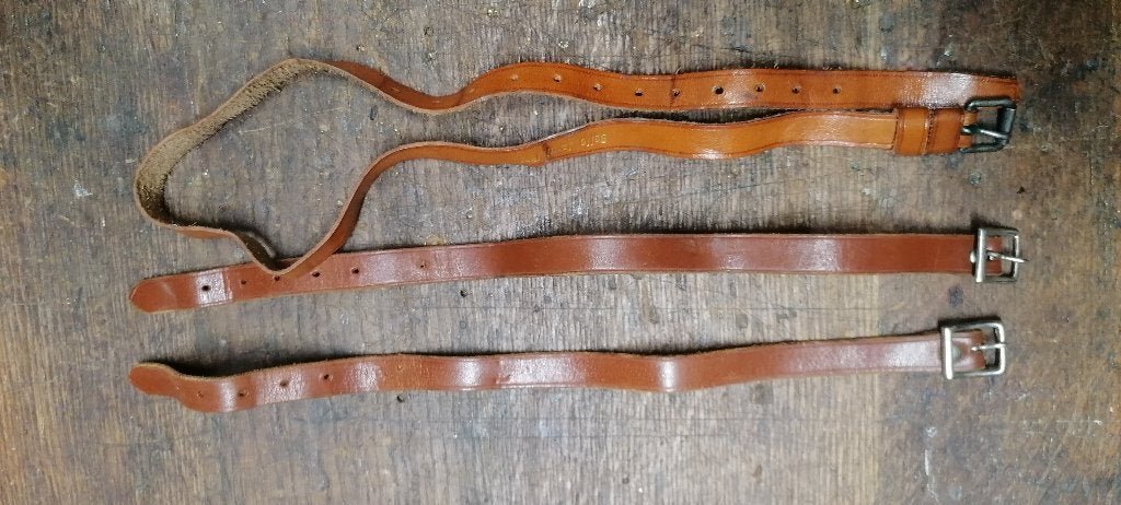 Sangles militaire cuir souple WW2, Envoi, Autres, Vêtements ou Chaussures