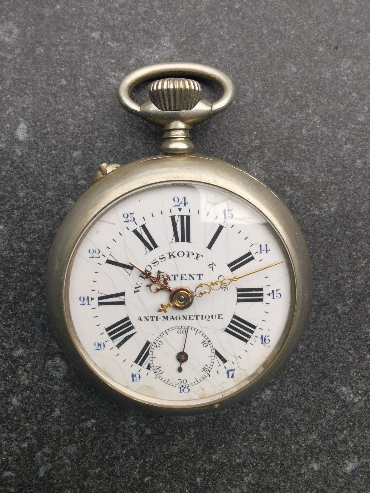 Roskopf zakhorloge, Antiek en Kunst, Ophalen of Verzenden