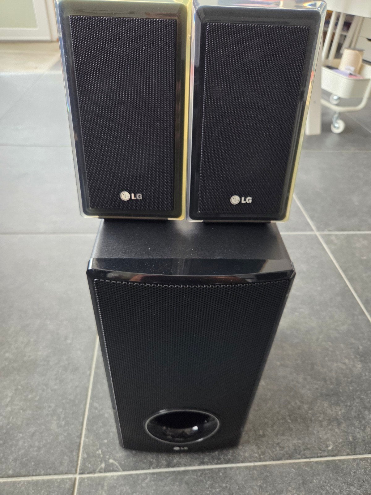 Homecinema set LG 2.1, Audio, Tv en Foto, Ophalen
