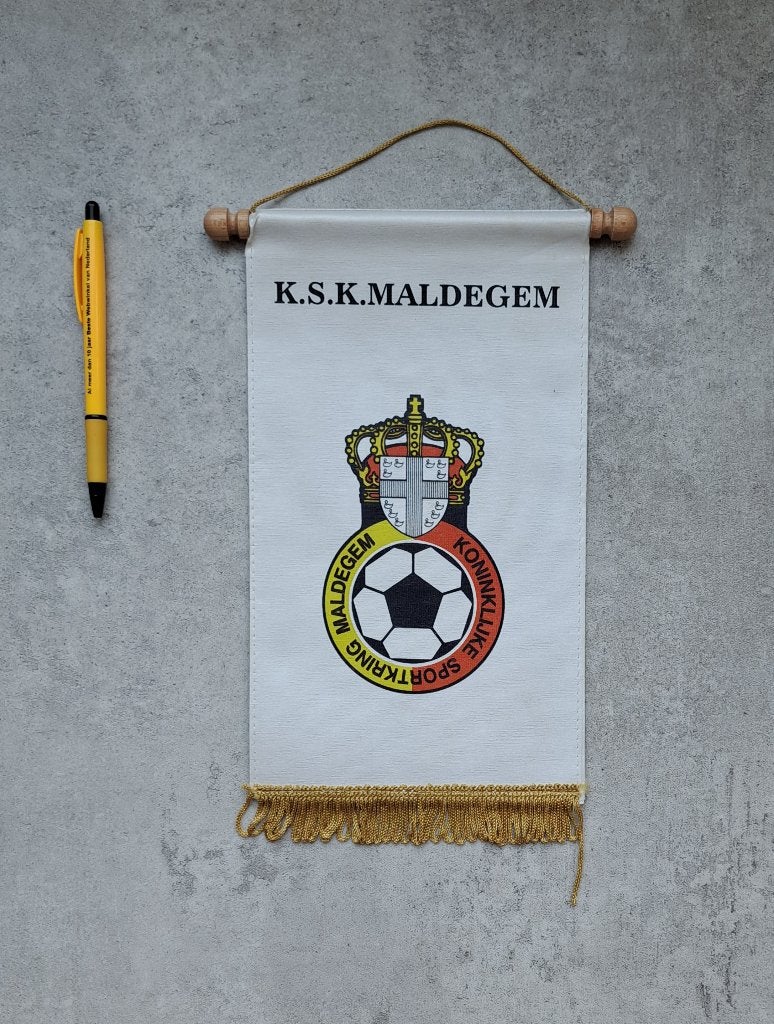 vaandel KSK Maldegem, Verzamelen, Verzenden, Zo goed als nieuw, Vaantje of Sjaal