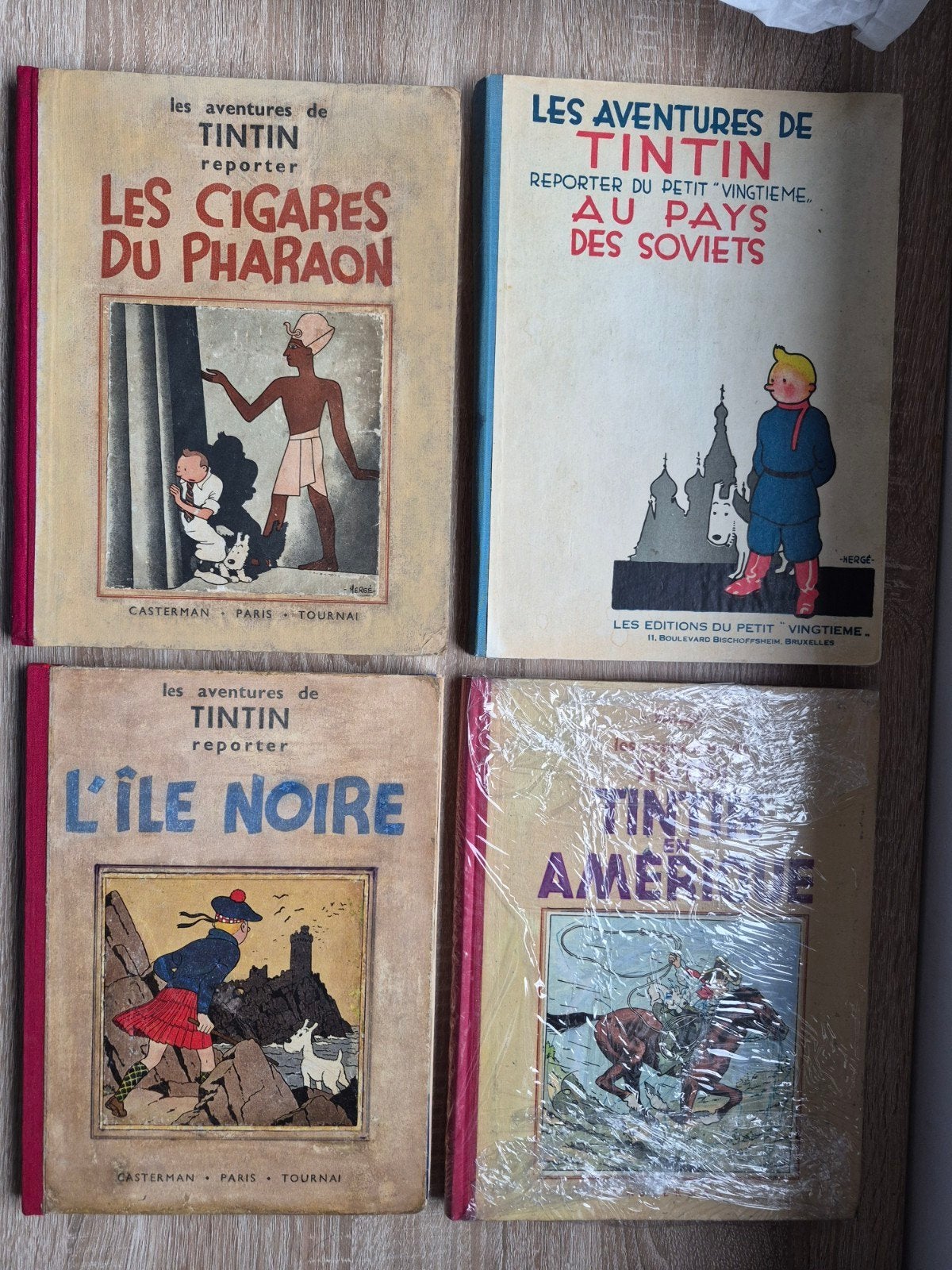 lot oude kuifje boeken, Verzenden