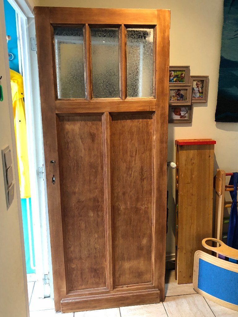 houten deur, Enlèvement, Verre