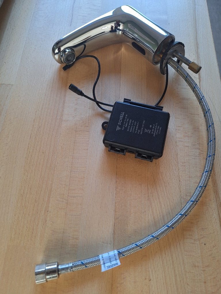 Robinet Schell infrarouge, Bricolage & Construction, Envoi, Comme neuf, Chrome, Robinet
