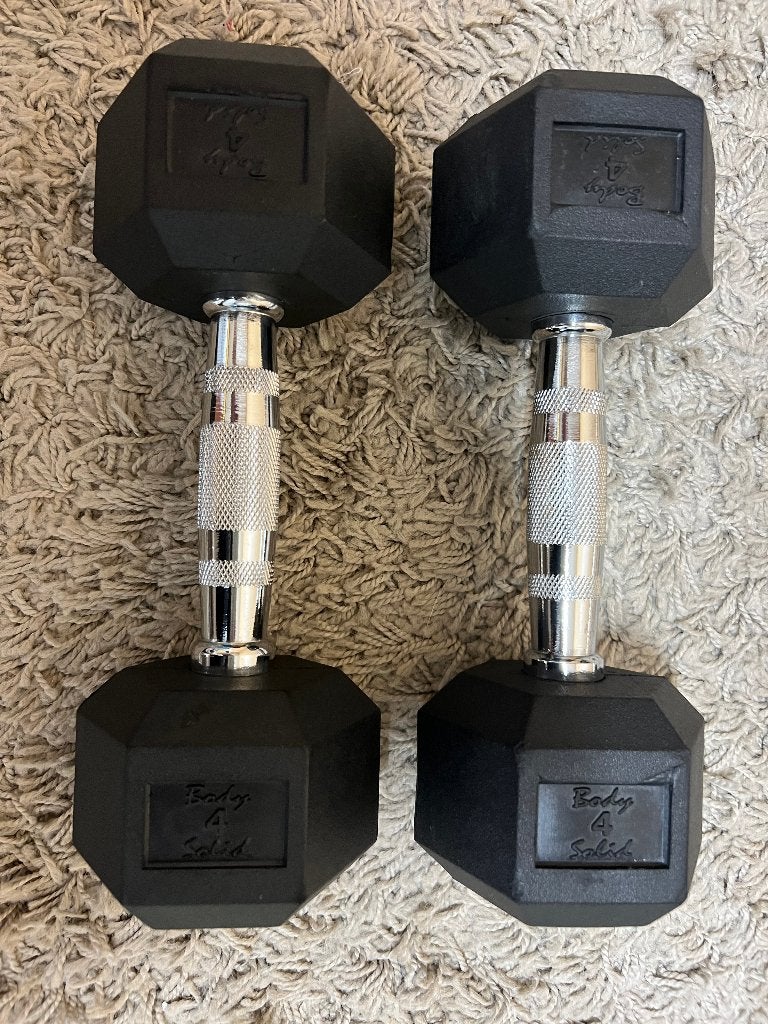 2x hexa 4kg  12.50€, Ophalen
