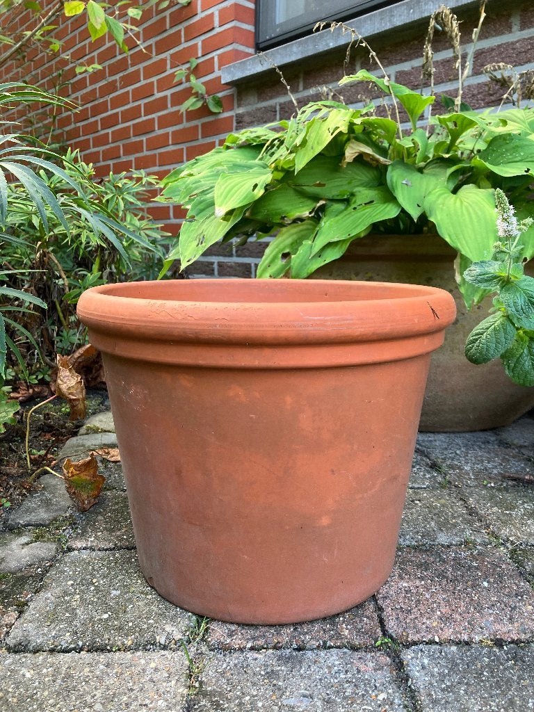 Terracotta bloempot 32cm diameter, Tuin en Terras, Ophalen, Terracotta