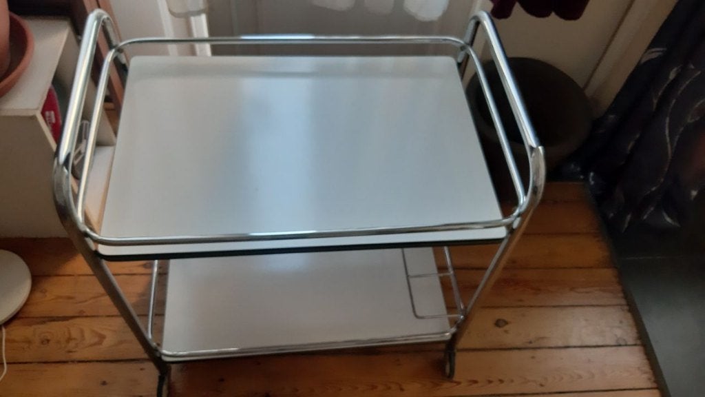 Desserte Vintage Chrome et Formica, Enlèvement, Maison et Meubles