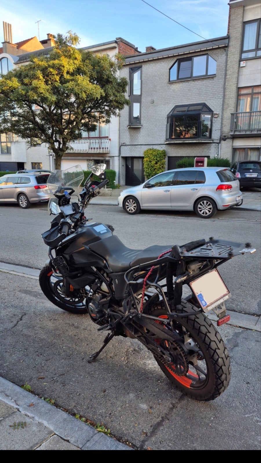 KTM 390 Adventure, Ophalen