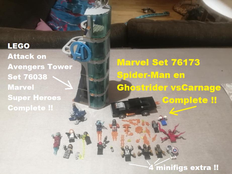 Lego Marvel 2 sets plus extra, Marvel, Lego, Nieuw, Ophalen of Verzenden