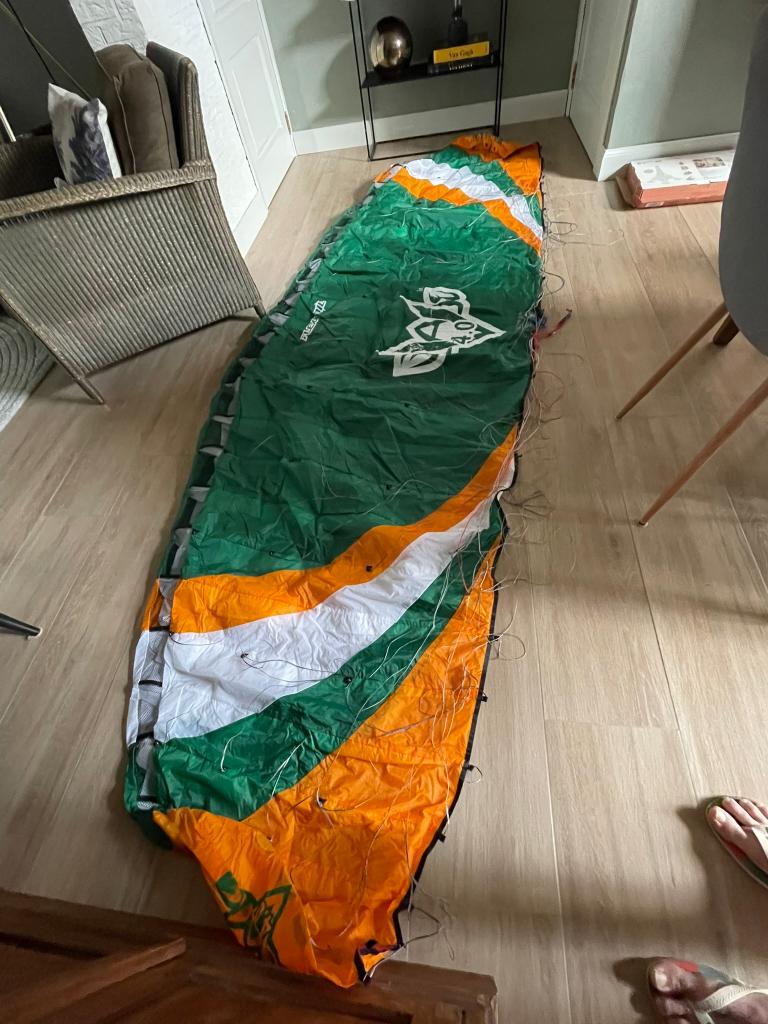 Flexifoil Blade IV 4.0 powerkite compleet - quasi nieuw, Ophalen of Verzenden, Zo goed als nieuw, 4 m² of minder, Kite