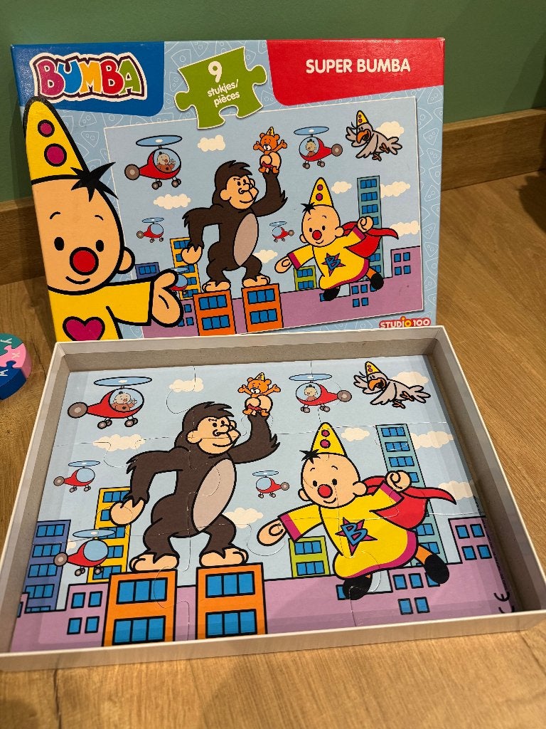 Bumba puzzels - set van 2, Enlèvement, 10 à 50 pièces, Utilisé, 2 à 4 ans