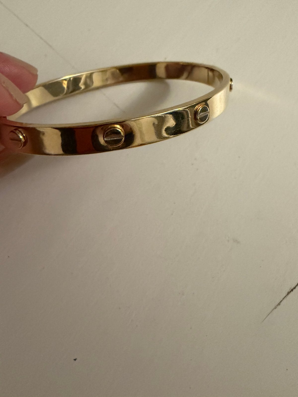 armband goud 18 karaat, Bijoux, Sacs & Beauté, Bagues, Enlèvement, Comme neuf, Or