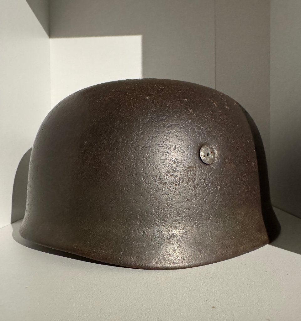 casque para allemand m38 ET68 lot 77, Collections, Enlèvement, Armée de l'air, Casque ou Béret