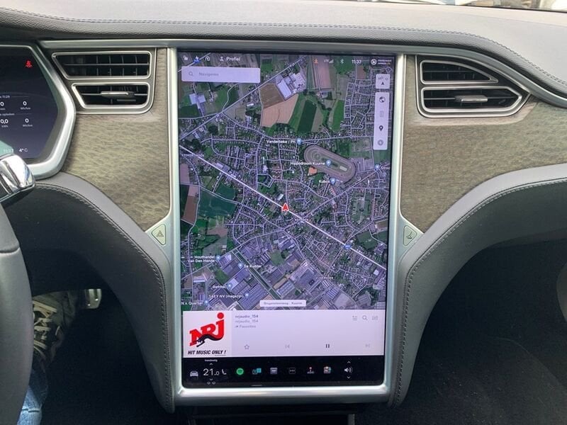 Tesla Model S S85 Performance, Levenslang FREE SUPERCHARGE,, Autos, Cuir, Achat, Entreprise, Noir