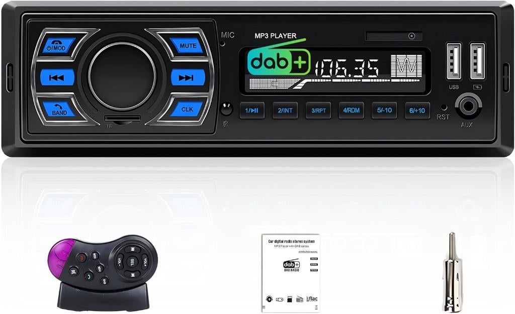 Autoradio Dab Plus 1 Din avec Bluetooth, Enlèvement ou Envoi, Neuf