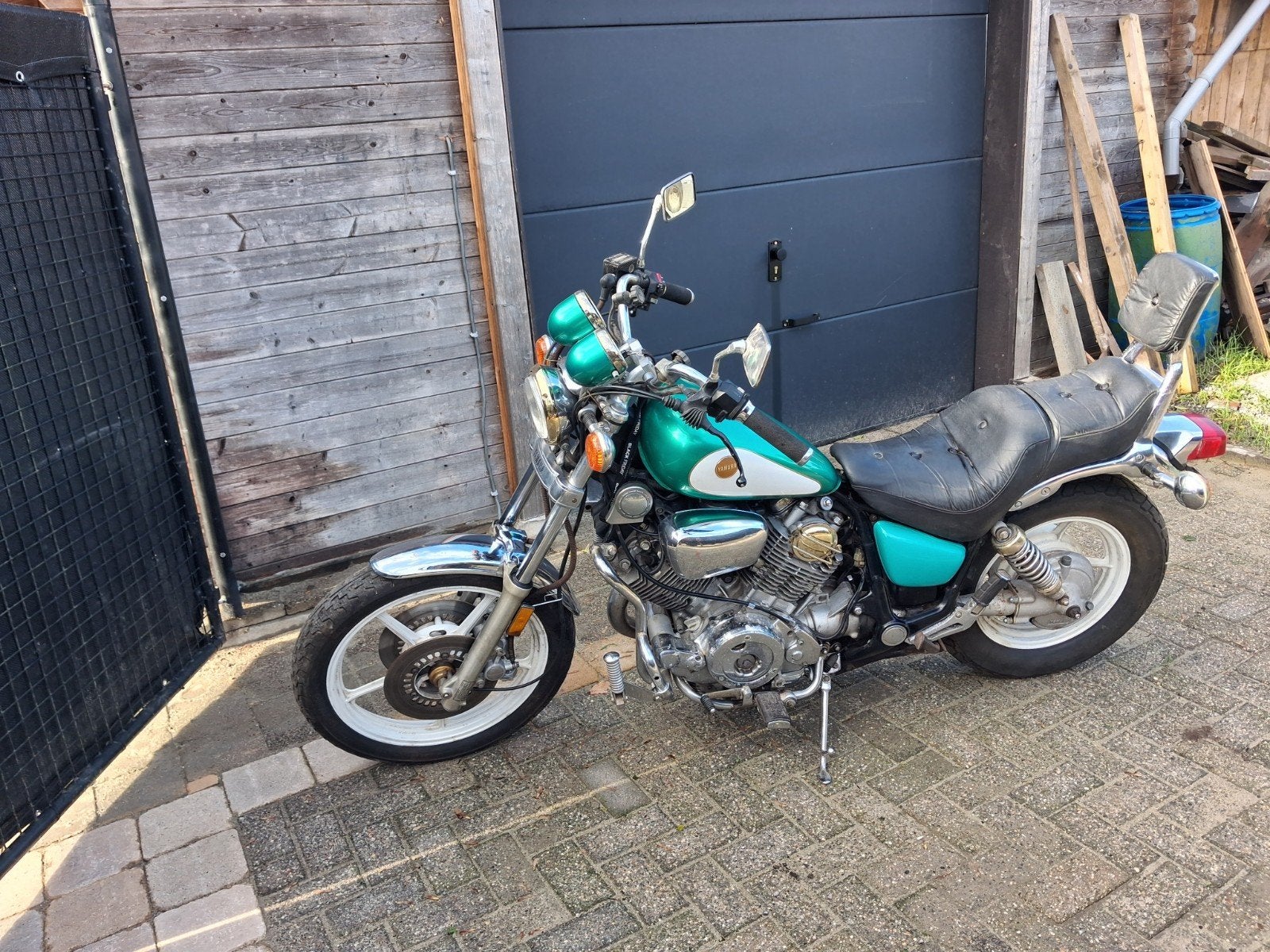 yamaha Virago XV 1100. 1986. 43000 km. oldtimer motor loopt, Motoren, Cardan-aandrijving, 2 cilinders, Gebruikt, Particulier