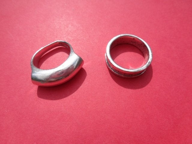 2 zilveren ringen met keurmerk 925 aan 10 € / stuk, Handtassen en Accessoires, 18 tot 19, Ophalen of Verzenden, Zo goed als nieuw